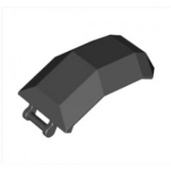 Windscreen 4 x 4 x 4 2/3 with Bar Handle: {черен}