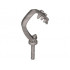 Minifigure, Weapon Hook with 3 Spikes: {сребърно метален}