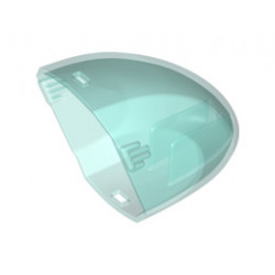 Windscreen, for Flying Model Helicopter: {прозрачно светло син}