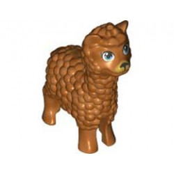 Alpaca / Llama, Friends with Metal Blue Eyes and Gold Muzzle Pattern: {медно метален}
