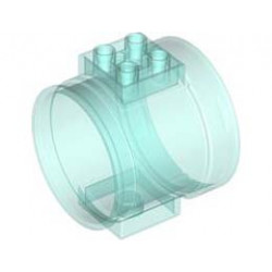 Cylinder Tube, Straight: {прозрачно светло син}