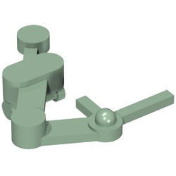 Minifigure, Utensil Drafting Table Arm (3D Printed) (Set 4000034): {пясъчно зелен}