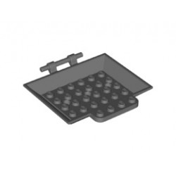 Minifigure, Utensil Arcade Game Cabinet Back: {тъмно каменно сив}