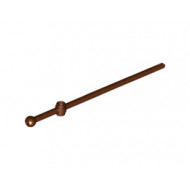 Bar 12L with Open Stud, Tow Ball, and Slit (Boat Mast): {червеникаво-кафяв}
