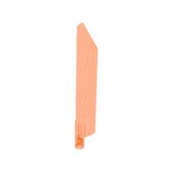 Propeller 1 Blade 14L with Axle Hole: {прозрачно флуорисциращо червеникаво оранжев}