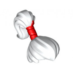 Мини перука, с 3.2 вал, NO. 2: {бял}
