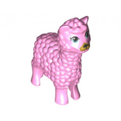 Alpaca / Llama, Friends with Metal Blue Eyes and Gold Muzzle Pattern: {светло пурпурен}