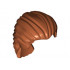 Minifigure, Hair Swept Back with Short Ponytail : {тъмно оранжев}