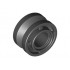 Колело 11 mm D. x 8 mm с централен канал: {черен}