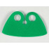 Minifigure Cape Cloth, High Rounded Collar: {ярко зелен}