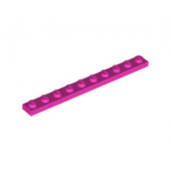 Плочка 1X10: {ярко пурпурен}