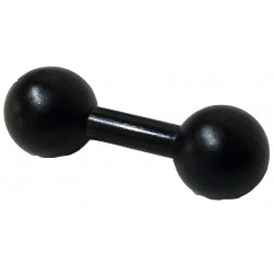 Minifigure, Utensil Barbell: {черен}