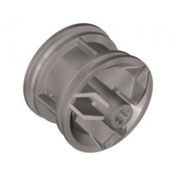 Wheel 30.4mm D. x 20mm with Center Axle Holes Motorcycle: {сребърно метален}