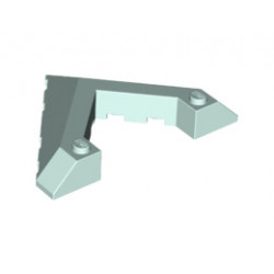 Wedge 6 x 8 Pointed Cutout : {аквамарин}