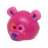 Minifigure, Headgear Mask Bear Rounded with Orange and Dark Pink Eye Patches, Dark Purple Auricles, Nose, and Mouth, Star Pattern (BAM): {ярко червеникаво-виолетов}