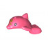 Dolphin Baby, Friends, Jumping with Black Eyes and Gold Spots Pattern: {пъстро коралов}
