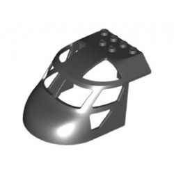 Aircraft Fuselage Forward Top Curved 6 x 8: {черен}