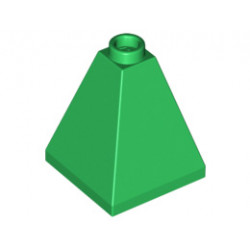 Тухличка пирамида 2X2X2/73° : {тъмно зелен}