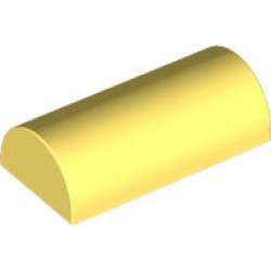BOWED ROOF RIDGE 2X4X1: {студено жълт}
