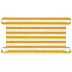 Cloth Hammock 12 1/2 x 6 1/2 with Bright Light Orange Stripes Pattern: {бял}