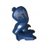Dinosaur Leg Large (Rear) Raptor Right with Black Pin, Black Claws and Sand Blue Markings Pattern: {земно син}