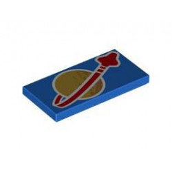 FLAT TILE 2X4, NO. 281: {ярко син}