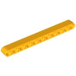 Technic, Liftarm Thick 1 x 11: {огнено жълто-оранжев}