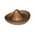 Minifigure, Headgear Hat, Mexican Sombrero with White Maracas Trim Pattern: {умерен нуга}