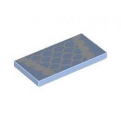 FLAT TILE 2X4, NO. 273: {светло кралско син}