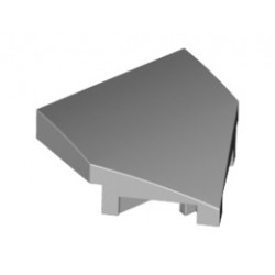 Плочка с дъга 2X2Х2/3: {умерено каменно сив}