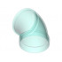 Cylinder Tube, Curved 45 Degrees: {прозрачно светло син}