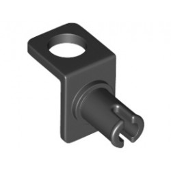 Minifigure, Neck Bracket with Technic Pin : {черен}