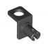 Minifigure, Neck Bracket with Technic Pin : {черен}