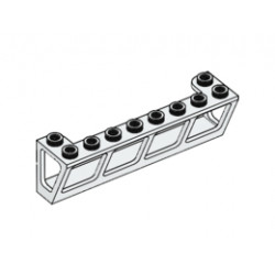 Рамка за прозорец 2X8X2 за лодка : {бял}