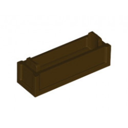 Container, Trunk 1 x 3 x 1: {тъмно кафяв}