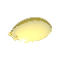 Windscreen 8 x 6 x 2 1/3 Bubble Canopy with Bar Handle: {прозрачно жълт}