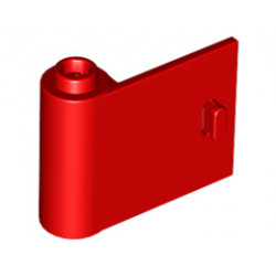 Лява врата с панта-пъпка 1X3X2 : {ярко червен}