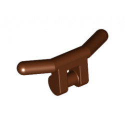 Minifigure, Utensil Handlebars: {червеникаво-кафяв}