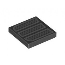 FLAT TILE 2X2, NO. 646: {черен}