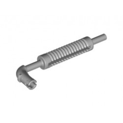 Ауспух с щракалка: {умерено каменно сив}