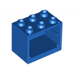 Шкаф 2X3X2 : {ярко син}