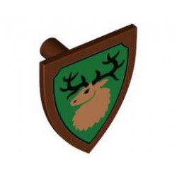 MINI SHIELD, NO. 15: {червеникаво-кафяв}