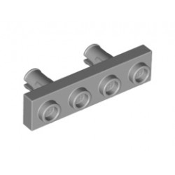 Плочка 1X4, инверсна, с 4.85 втулка: {умерено каменно сив}