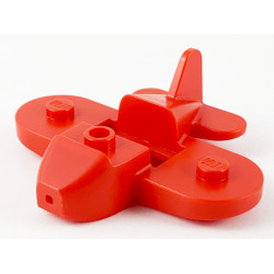 Minifigure Costume Airplane: {ярко червен}