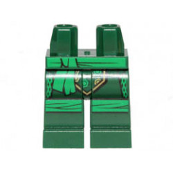 Hips and Legs with Green Sash and Knee Wrappings Pattern: {земно зелен}
