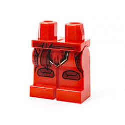 Hips and Legs with Dark Red Sash, Mesh and Knee Pads Pattern: {ярко червен}