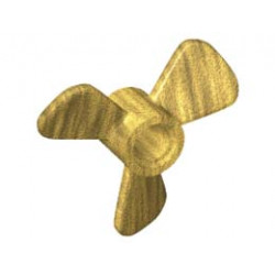 PROPELLER W/ 3 BLADES DIA. 26.6: {топло златист}