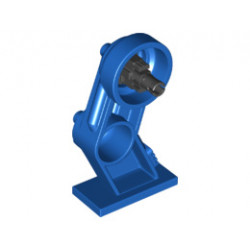 Large Figure Leg Right with Pin: {ярко син}