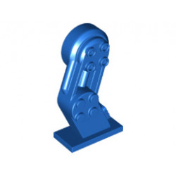 Large Figure Leg Left with Pin: {ярко син}