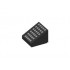 ROOF TILE 1X1X2/3, NO. 5: {черен}
